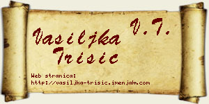 Vasiljka Trišić vizit kartica